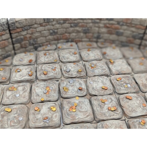 28Piece Hoard Room Terrain for D&D and RPG Tabletop Games (Magnetic or Openlock) - Picture 6 of 7